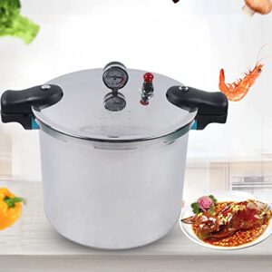 Pressure Cooker Canner Stovetop Aluminum Alloy 22L 32CM 90kpa w/Gauge For Gas Stove Highland/Apartment Living