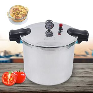 Pressure Cooker Canner Stovetop Aluminum Alloy 22L 32CM 90kpa w/Gauge For Gas Stove Highland/Apartment Living