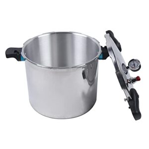 Pressure Cooker Canner Stovetop Aluminum Alloy 22L 32CM 90kpa w/Gauge For Gas Stove Highland/Apartment Living