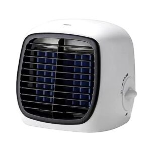 Portable Air Conditioners Fan for Desk, Personal Mini AC Quiet Air Cooler, 6-8 Hours Cool Desktop Cooling Fan, 3 Speeds Small Mobile Misting Fan for Home Office Work Outdoor