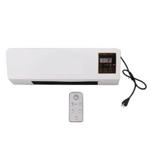 wall mount air conditioners, dual use mini air cooling heating fan for bedroom, remote control mini air conditioner air curtain, indoor over door fan for bathroom (without print)