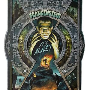 Spirit Halloween Universal Monsters It’s Alive Frankenstein Sign | Officially Licensed | Horror Décor