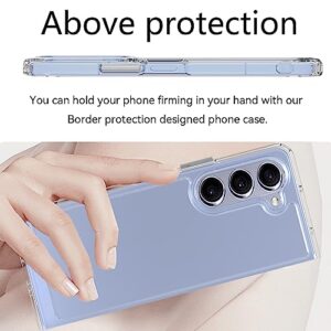 Osophter for Samsung Galaxy Z-Fold-5 Case: Clear Transparent Unisex Anti-Yellow Shockproof Protective Cell Phone Cover（HD-Clear）