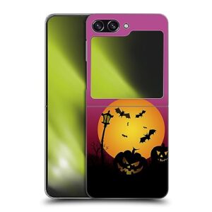 head case designs officially licensed simone gatterwe spooky halloween hard back case compatible with samsung galaxy z flip5