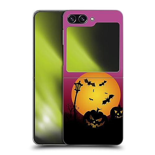 Head Case Designs Officially Licensed Simone Gatterwe Spooky Halloween Hard Back Case Compatible with Samsung Galaxy Z Flip5