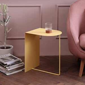 Modern Creative Small End Table Wrought Iron Corner Side Table Living Room Bedroom Furniture Coffee Table Outdoor Indoor Decor