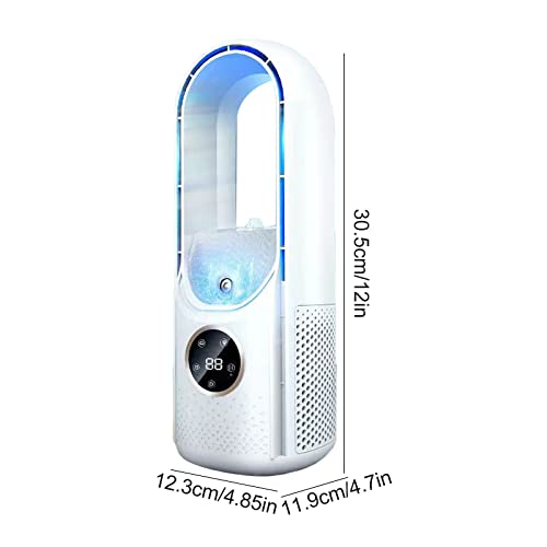 Portable Air Conditioners 3-in-1 Air Cooler Fan Evaporative Cooler Portable Windowless Air Conditioner Portable Air Conditioners For 1 Room No Window For Camping Bedroom Rechargeable Tents