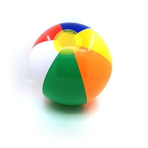 ibasenice 6 Pcs Summer Toys for Kids Inflatable Toy Water Pool for Kids Water Balls Beach Inflatables Beach Ball Inflatable Beach Ball Inflatable Ball Rainbow Ball Kids Ball Water Child