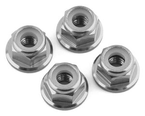 rc upgrade hardware pro kit race concept 3mm aluminum lock nuts (blue) (10)