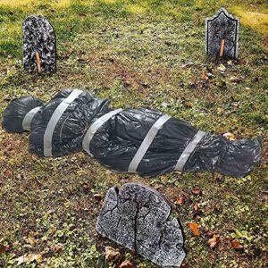 halloween decorations fake corpse haunted house halloween props death victim ghost halloween decor horror yard decor halloween party decorations gifts for men women cool stuff (requires assembly)