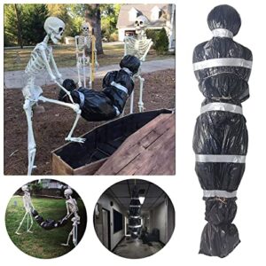 Halloween Decorations Fake Corpse Haunted House Halloween Props Death Victim Ghost Halloween Decor Horror Yard Decor Halloween Party Decorations Gifts for Men Women Cool Stuff (Requires Assembly)