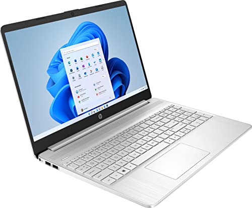 HP 15-EF200 2023 Laptop ~ 15.6" 1366x768 60Hz ~ AMD Ryzen 7 5700U ~ 8GB DDR4~512GB M.2 NVMe ~ Wi-Fi 6 ~ Windows 10 Home ~ Natural Silver ~ TLG 32GB USB