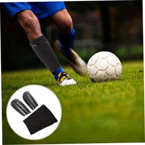 Kisangel 1 Set Shin Pads Indoor Soccer Ball Stropping Kit Soccer for Kids Indoor Soccer Shin Guards Shin Guards Slip in Sports Gear Goalie Pad Legs Protective Board Sports Supply Nylon Calf