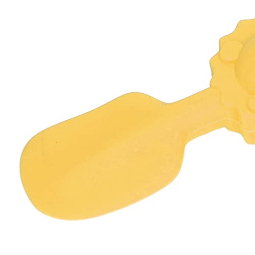 Baby Diaper Cream Spatula, 5.9 Inches Baby Butt Cream Applicator Soft Silicone Diaper Cream Spatula Applicator Baby Diaper Rash Cream (Yellow)
