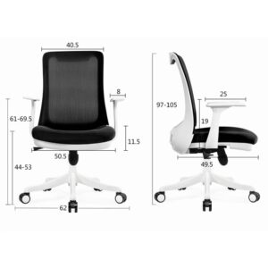 Office Chair Gaming Chair Computer Chair Home Computer Chair Ergonomic Office Chair Lift Swivel Chairs Mesh Staff Chair Chaise (Color : Black, Size : One Size)