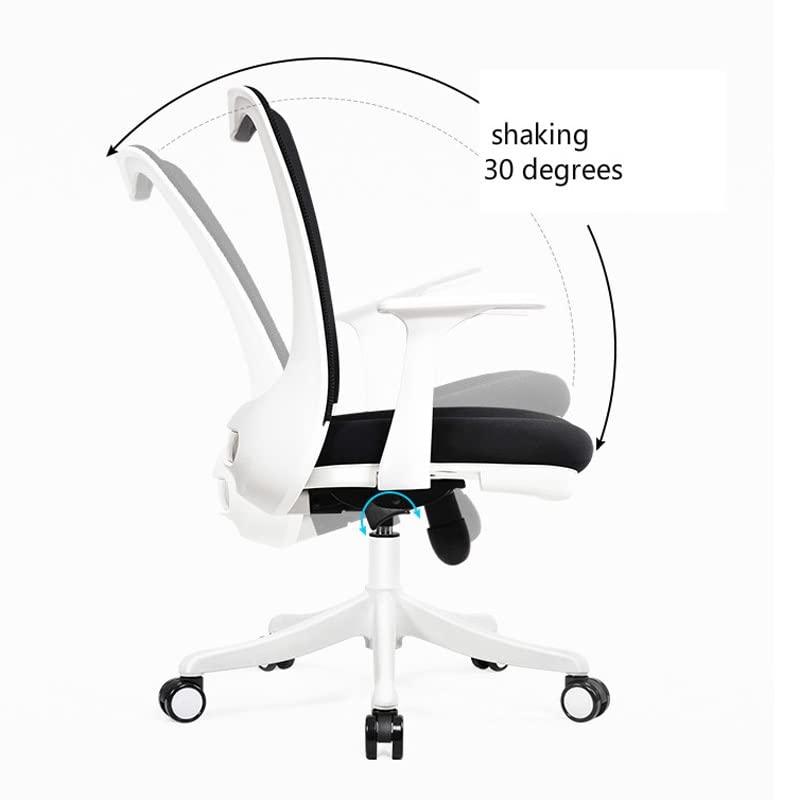 Office Chair Gaming Chair Computer Chair Home Computer Chair Ergonomic Office Chair Lift Swivel Chairs Mesh Staff Chair Chaise (Color : Black, Size : One Size)