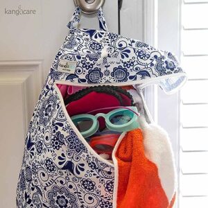 Kanga Care Wet Bag Seam Sealed Waterproof 3D Dimensional for Baby Cloth Diapers, Travel, Beach, Pool, Gym, Swim | Elskede