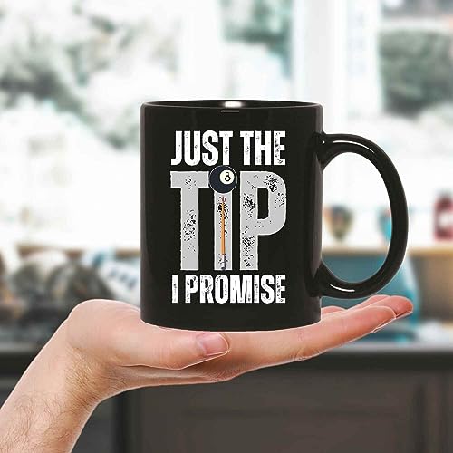 Gift For Billiard Players, Snooker & Pool Fans - Vintage, Funny Design - - Gift For Fathers Day, Birthdays, Anniversaries, & More - Great For Customizing & Personalization 11oz 15oz Black Coffee Mug