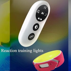 DMOYS Reaction Training Light, Agile Reaction Speed Training Kit, Multi-Mode Remote Control, for Physiotherapy, Coaches, Gyms, Physical Training, Hand-Eye Coordination Training