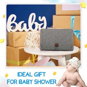 2 Sets PHOEBUS BABY Portable Changing Pad Travel - Waterproof Compact Diaper Changing Mat - Lightweight & Foldable Changing Station, Newborn Shower Gifts