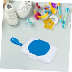 Cabilock 2Pcs wet tissue case outdoor wet wipe dispenser wipe warmer stroller baby holder pacifier wipes diaper tissue box wipes container storage box travel wipes case wet wipes