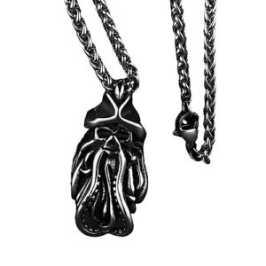 tpsfashion new 2024 361l 316l stainless steel vintage fashion of the captain octopus david jones pendant necklace for men and women accessories creative gift fashion accessories creative gift