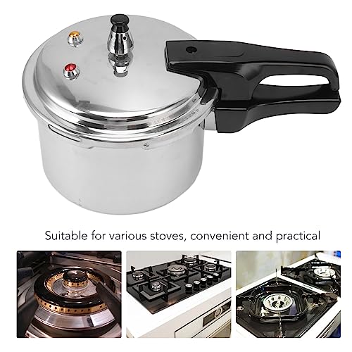 3 Liter Aluminium Alloy Pressure Cooker 18cm Bottom Aluminium Pressure Cooker