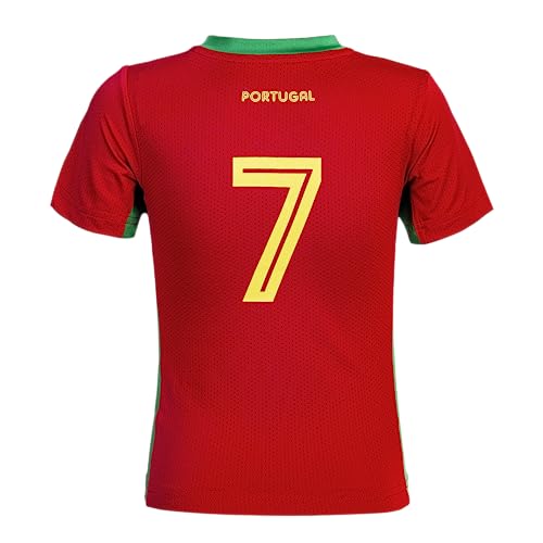 Unique Soccer Jerseys for Kids Portugal Football Kit Outfits for Child Boys and Girls(CNSK-PT,14Y)