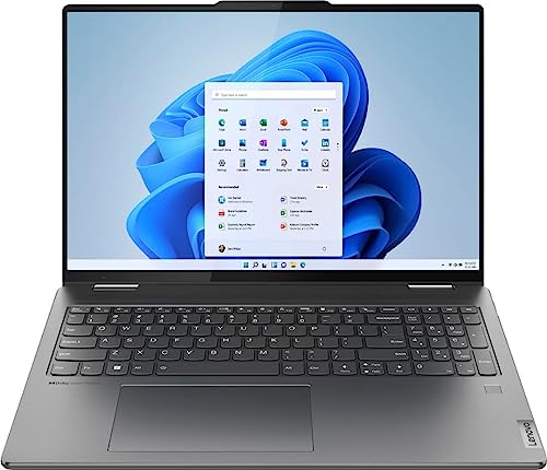 Lenovo Yoga 7 82YN 2023 Laptop ~ 16" 1920x1200 60Hz IPS Touch ~ Intel Core i7-1355U ~ 16GB LPDDR5~512GB M.2 NVMe ~ Backlit Keyboard with Fingerprint ~ Thunderbolt 4 ~ Windows 10 Pro ~ Storm Grey