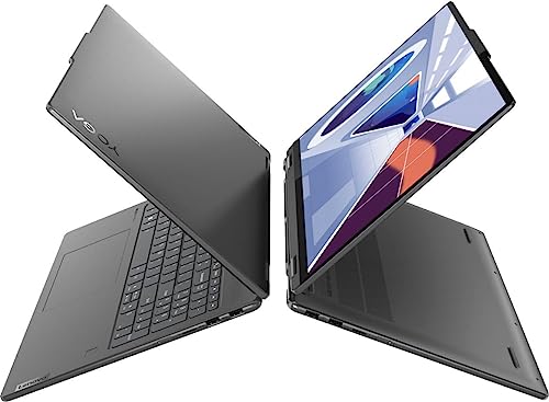 Lenovo Yoga 7 82YN 2023 Laptop ~ 16" 1920x1200 60Hz IPS Touch ~ Intel Core i7-1355U ~ 16GB LPDDR5~512GB M.2 NVMe ~ Backlit Keyboard with Fingerprint ~ Thunderbolt 4 ~ Windows 10 Pro ~ Storm Grey