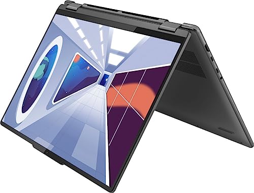 Lenovo Yoga 7 82YN 2023 Laptop ~ 16" 1920x1200 60Hz IPS Touch ~ Intel Core i7-1355U ~ 16GB LPDDR5~512GB M.2 NVMe ~ Backlit Keyboard with Fingerprint ~ Thunderbolt 4 ~ Windows 10 Pro ~ Storm Grey