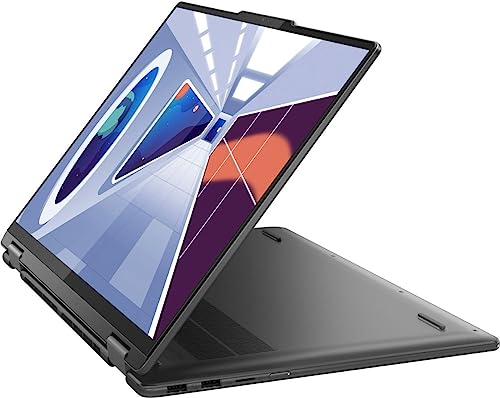 Lenovo Yoga 7 82YN 2023 Laptop ~ 16" 1920x1200 60Hz IPS Touch ~ Intel Core i7-1355U ~ 16GB LPDDR5~512GB M.2 NVMe ~ Backlit Keyboard with Fingerprint ~ Thunderbolt 4 ~ Windows 10 Pro ~ Storm Grey