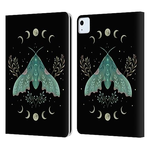 Head Case Designs Officially Licensed Episodic Drawing Luna and Moth Illustration Animals Leather Book Wallet Case Cover Compatible with Apple iPad Air 2020/2022