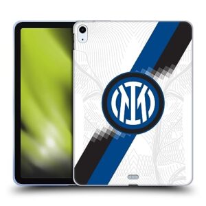 head case designs officially licensed inter milan away 2023/24 crest kit soft gel case compatible with apple ipad air 2020/2022