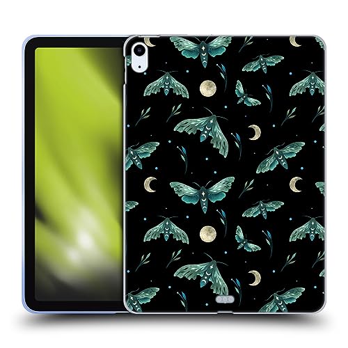 Head Case Designs Officially Licensed Episodic Drawing Lime Hawk Moth Pattern Art Soft Gel Case Compatible with Apple iPad Air 2020/2022