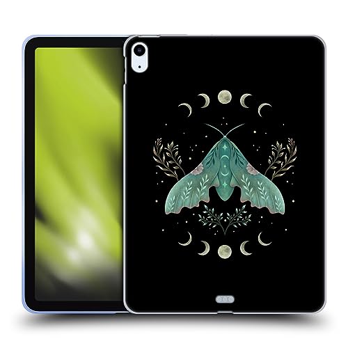 Head Case Designs Officially Licensed Episodic Drawing Luna and Moth Illustration Animals Soft Gel Case Compatible with Apple iPad Air 2020/2022