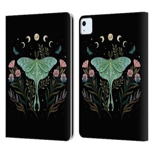head case designs officially licensed episodic drawing luna and forester illustration animals leather book wallet case cover compatible with apple ipad air 2020/2022