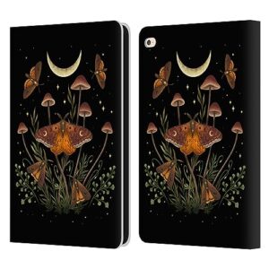 head case designs officially licensed episodic drawing autumn light underwings illustration animals leather book wallet case cover compatible with apple ipad air 2 (2014)