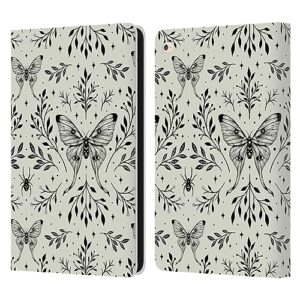 head case designs officially licensed episodic drawing mystical butterfly pattern art leather book wallet case cover compatible with apple ipad air 2 (2014)