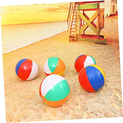 Alasum 6 Pcs Beach Toys Beach Toys for Toddlers Mini Inflatable Pool Inflatable Beach Balls Beach Balls for Party Balls for Swimming Pool Water Toy Ball with The Ball Pool Ball 38c