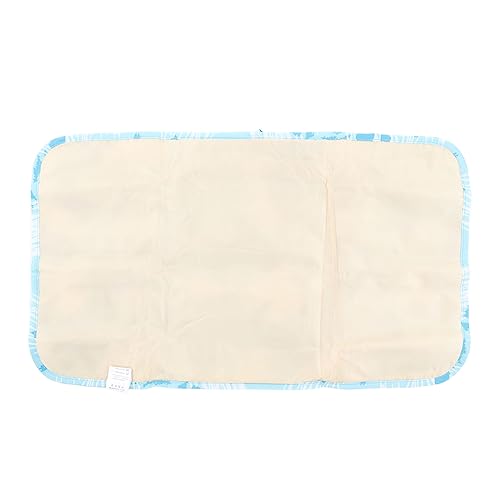 Diaper Changing Pad, Baby Changing Mat Waterproof Easy Cleaning Soft for Outdoor for Car (Water Blue Graffiti)