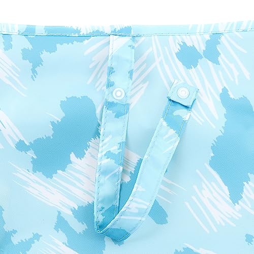 Diaper Changing Pad, Baby Changing Mat Waterproof Easy Cleaning Soft for Outdoor for Car (Water Blue Graffiti)