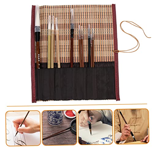 COHEALI 10pcs Brush Set Gift Set Water Color Pens Set Calligraphy Pen Set Japanese Brush Sumi Painting Drawing Brushes Bamboo Paint Brush Beginner Drawing Brush Birthday Gift Office Supply