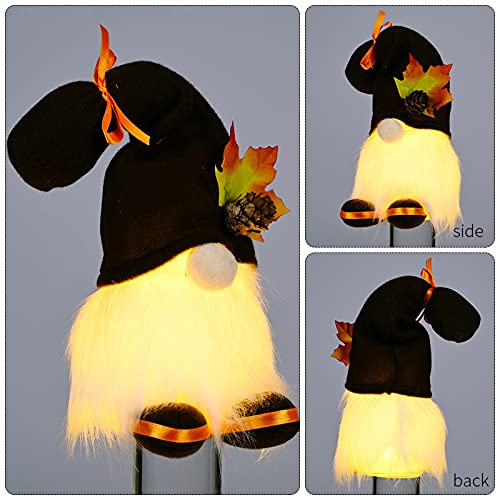 Fall Signs for Home Decor, Festival Lighted Faceless Doll Decoration Creative Autumn Lighted Doll Gift, Halloween Decorations for Home Gifts Thanksgiving Home Decor Autumn