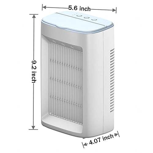 Room Air Conditioning USB for Easy Portability Air Consitioner Quiet Strong Air Conditioner Portable with Tank Suitable for Hot Weather