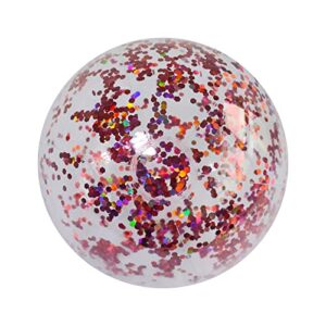 transparent pvc inflatable beach ball elastic beach ball confetti ball pool beach outdoor toys, bath time toys swimming pool & outdoor water toys swimming pool games sand toys for beach older kids