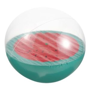 alasum 1pc watermelon beach ball outside toy kids swimming pool beach balls for kids beach pool party toy summer water toy watermelon water ball inflatable beach ball toy inflatable ball