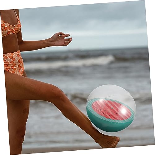 Alasum 1pc Watermelon Beach Ball Outside Toy Kids Swimming Pool Beach Balls for Kids Beach Pool Party Toy Summer Water Toy Watermelon Water Ball Inflatable Beach Ball Toy Inflatable Ball