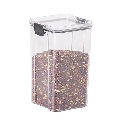 Good Grips Food Storage Containers with Lids, Plastic Kitchen Organization Canisters for Cereal, Flour and Sugar, Dishwasher Safe, Medium Round