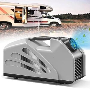 portable air conditioner, tent air conditioner, 2350 btus of cooling, 650w low power consumption, no drainage required, for outdoor camping/rvs or home use
